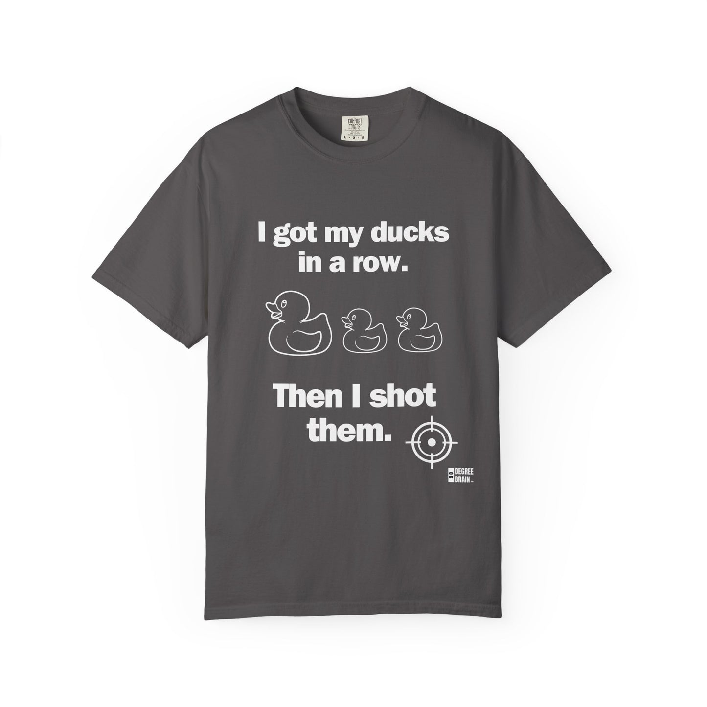 "Ducks in a Row" Unisex Garment-Dyed T-shirt