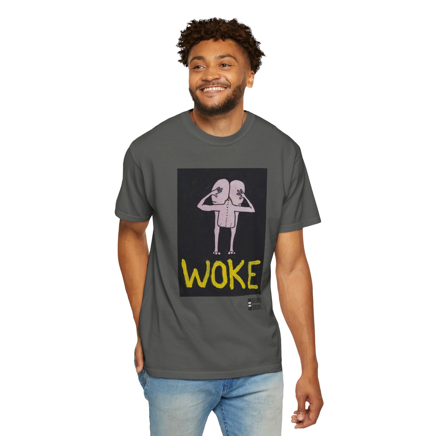 "Woke" Unisex Garment Dyed T-Shirt