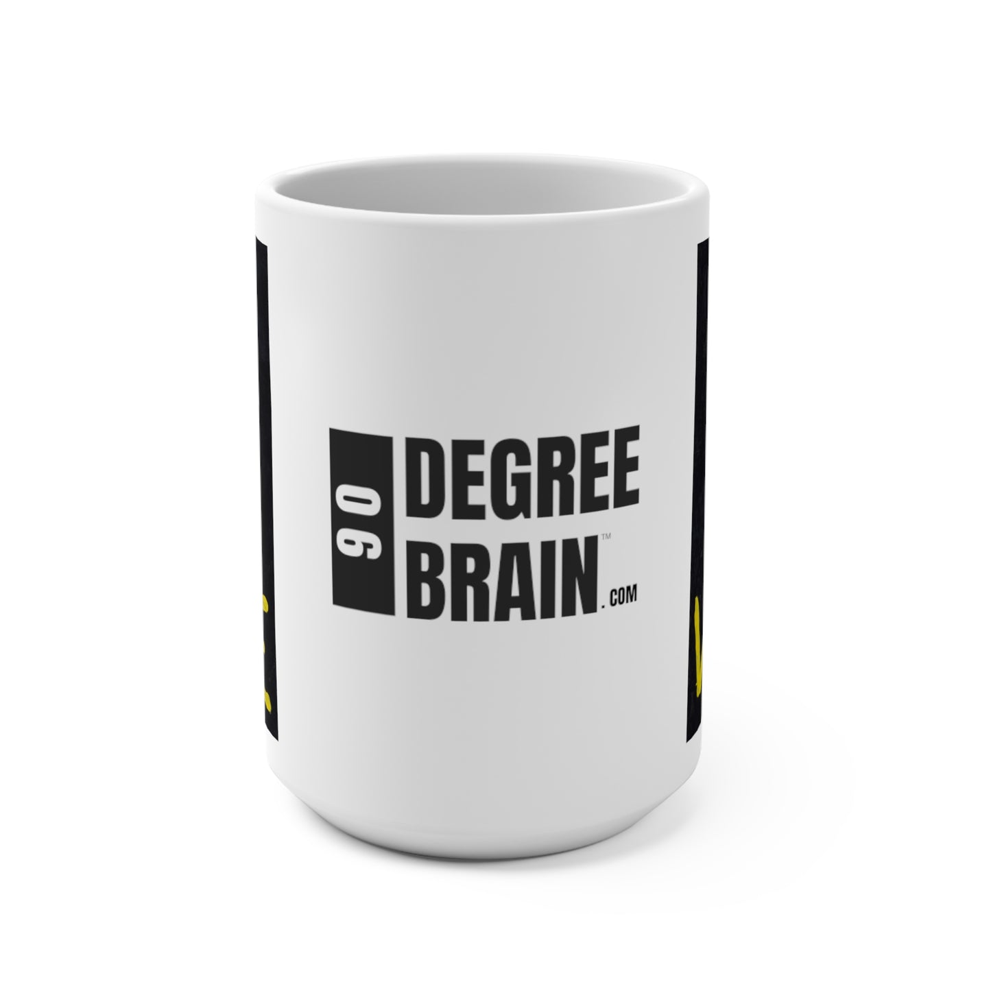 "Woke" 90 Degree Brain Mug 15oz
