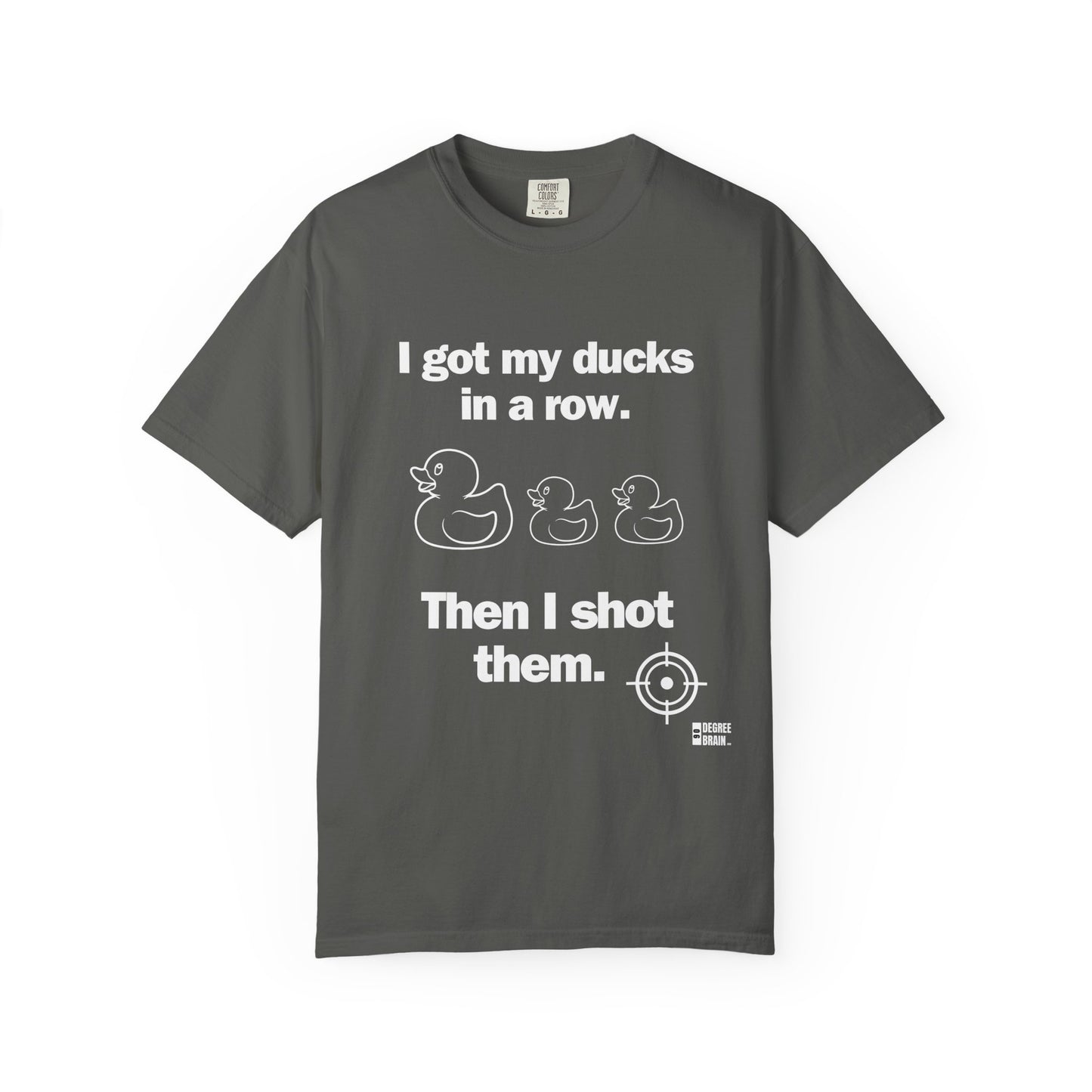 "Ducks in a Row" Unisex Garment-Dyed T-shirt