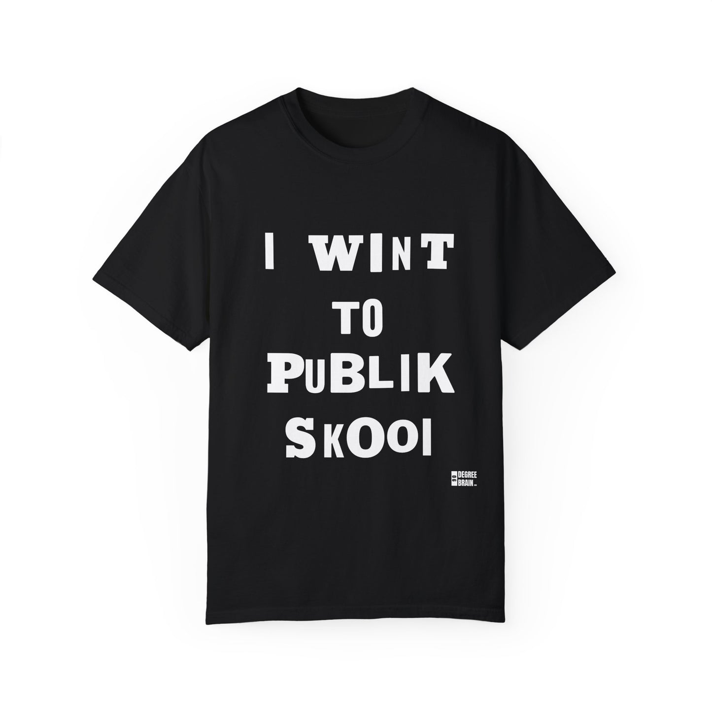 "Publik Skool" Unisex Garment-Dyed T-shirt