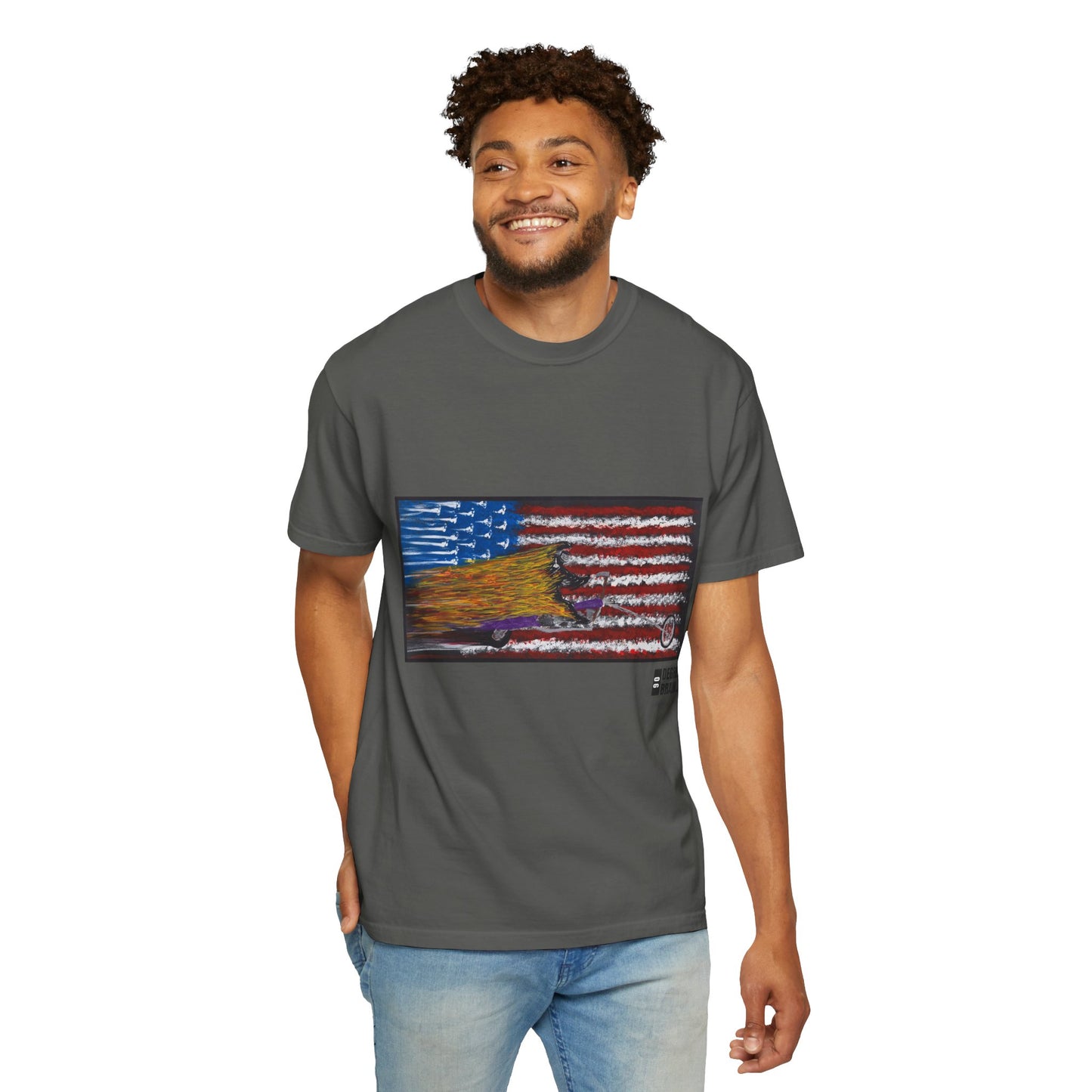 "America, F**k Yeah!" Unisex Garment Dyed T-Shirt