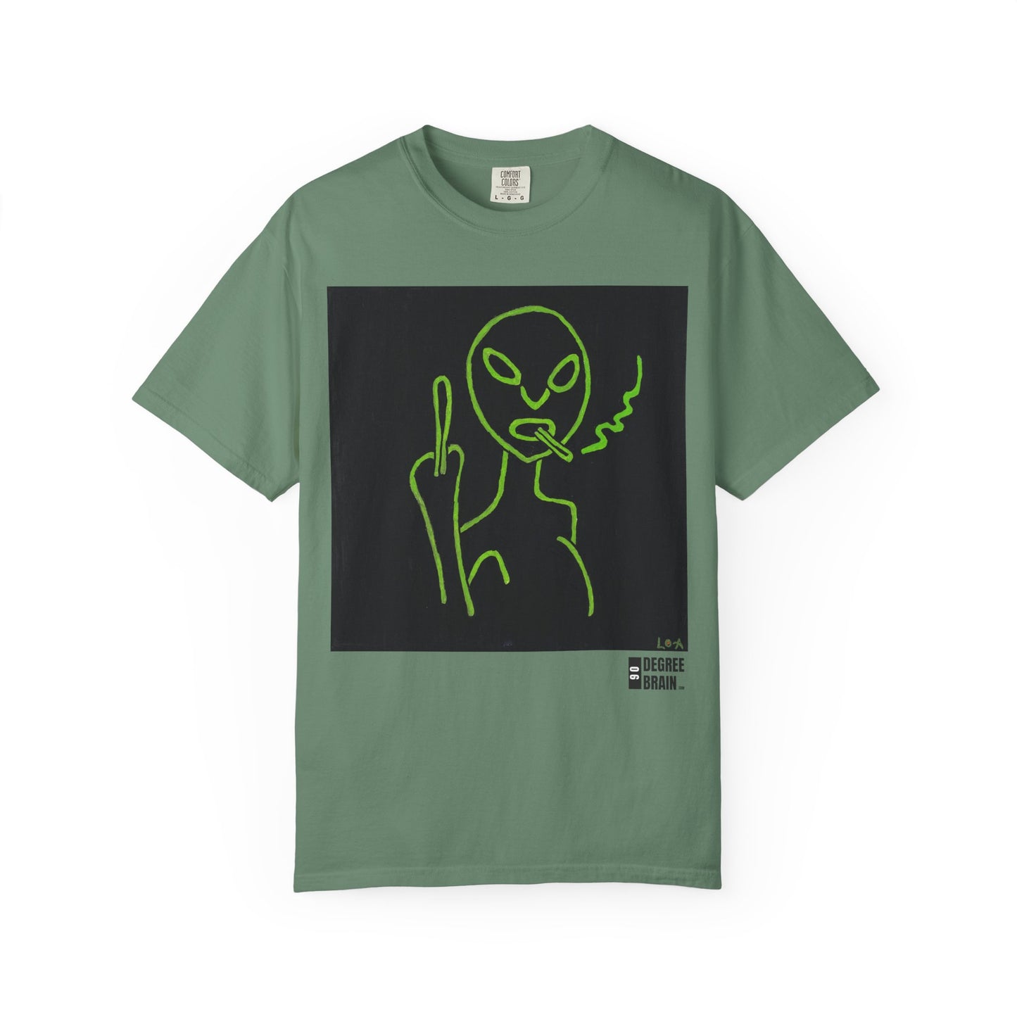 "Alien Attitude" Unisex Garment Dyed T-Shirt