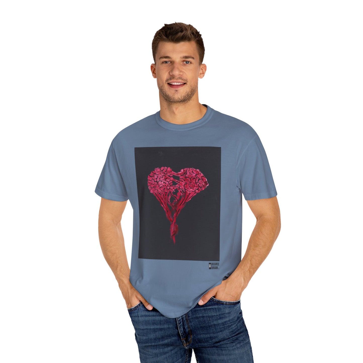 "Broken Heart" Unisex Garment Dyed T-Shirt