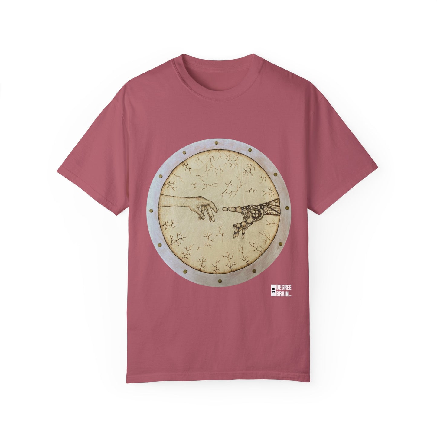 "Adam Creates Robot" Unisex Garment Dyed T-Shirt