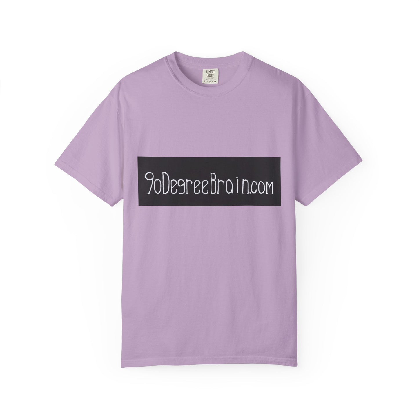 "90 Degree Brain Dot Com" Unisex Garment Dyed T-Shirt
