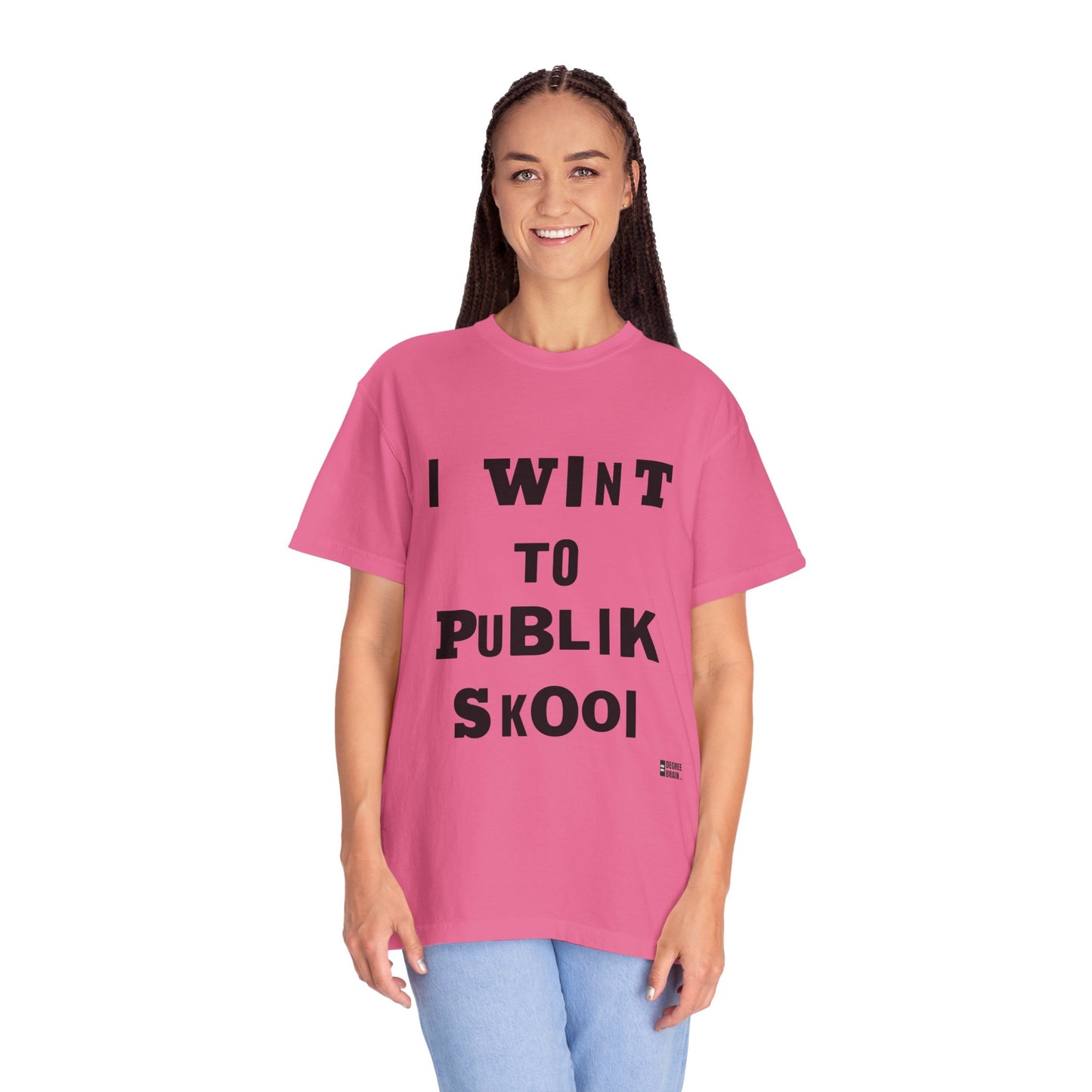 "Publik Skool" Unisex Garment-Dyed T-shirt