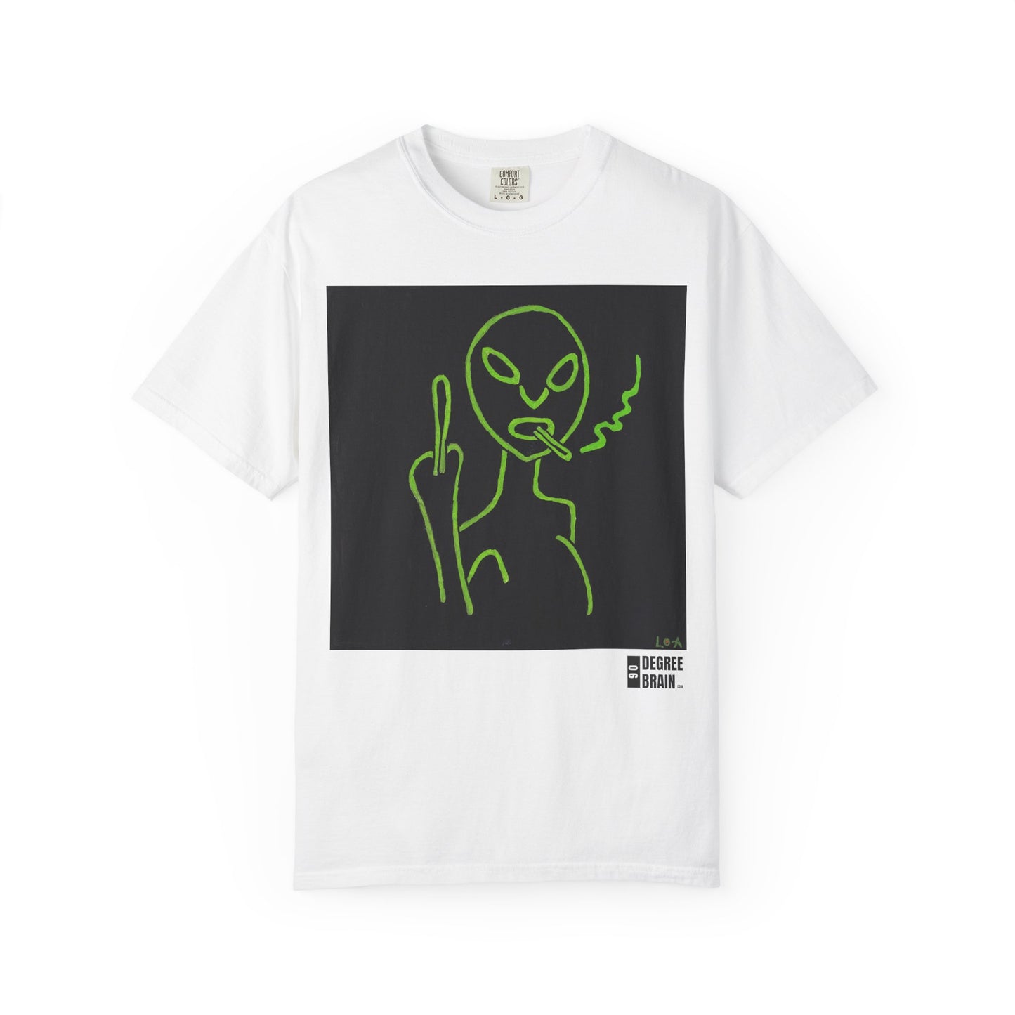 "Alien Attitude" Unisex Garment Dyed T-Shirt