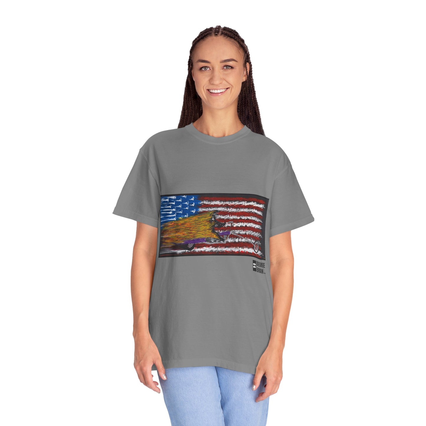 "America, F**k Yeah!" Unisex Garment Dyed T-Shirt