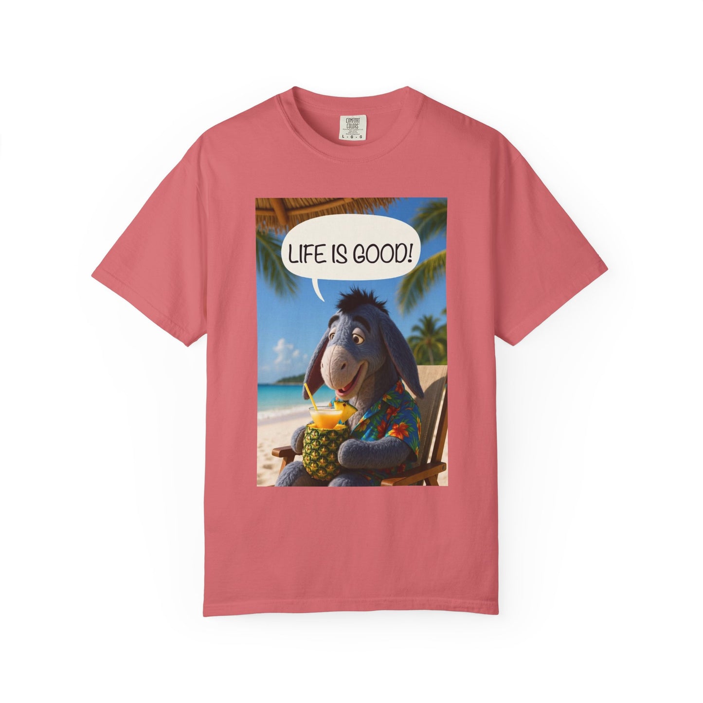"Life is Good" Unisex Garment-Dyed T-Shirt