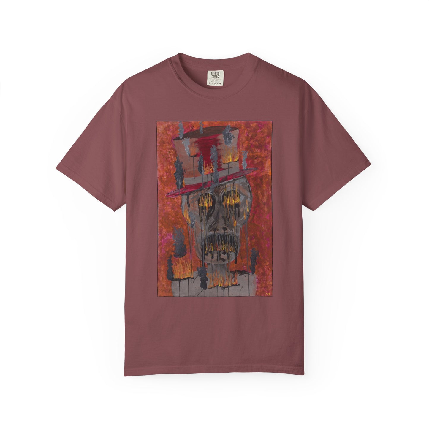 "Melting Guy" Unisex Garment-Dyed Tee Shirt