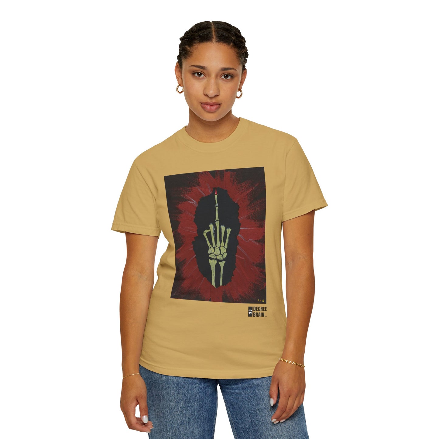 "Red Bird" Unisex Garment Dyed T-Shirt
