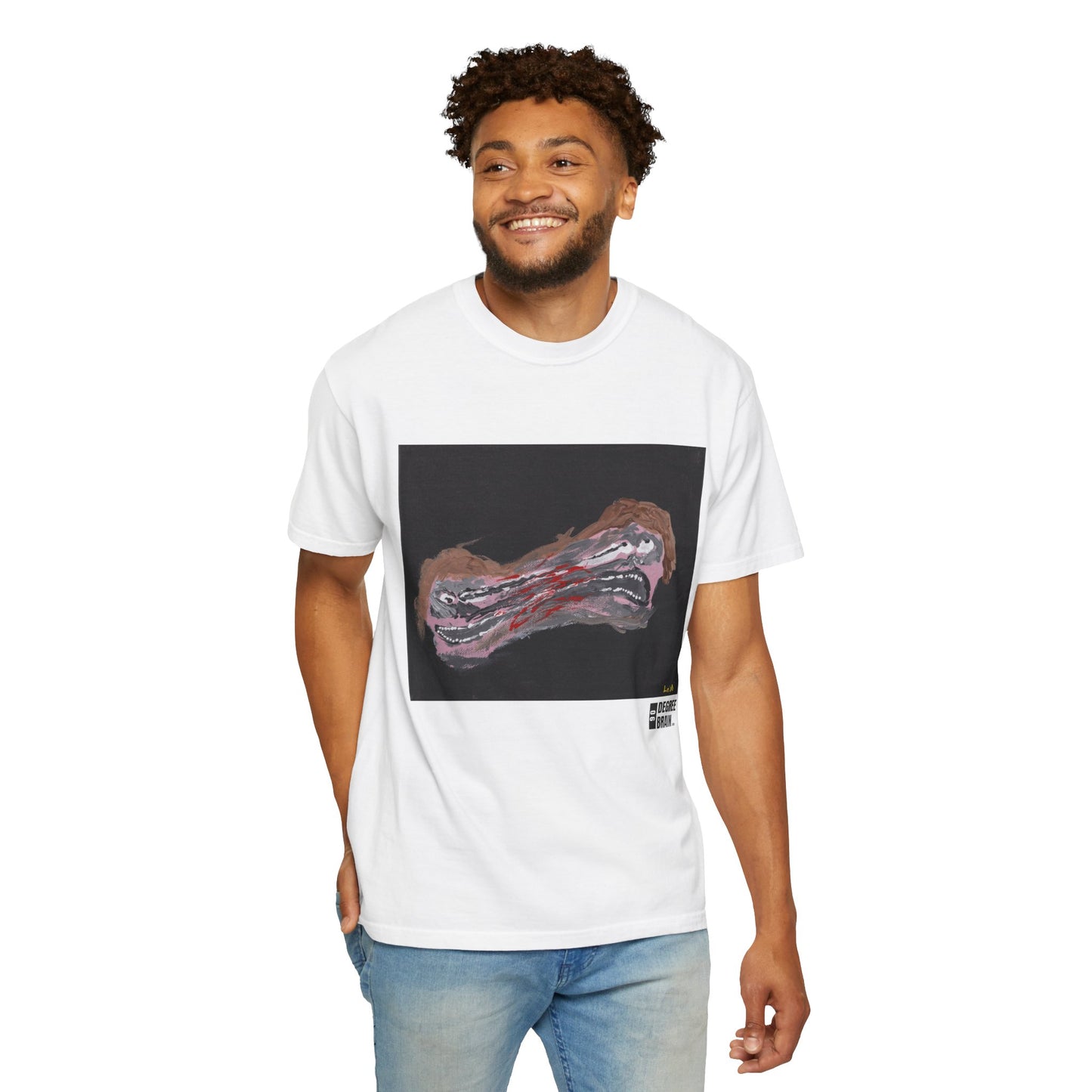 "RIP Face" Unisex Garment Dyed T-Shirt