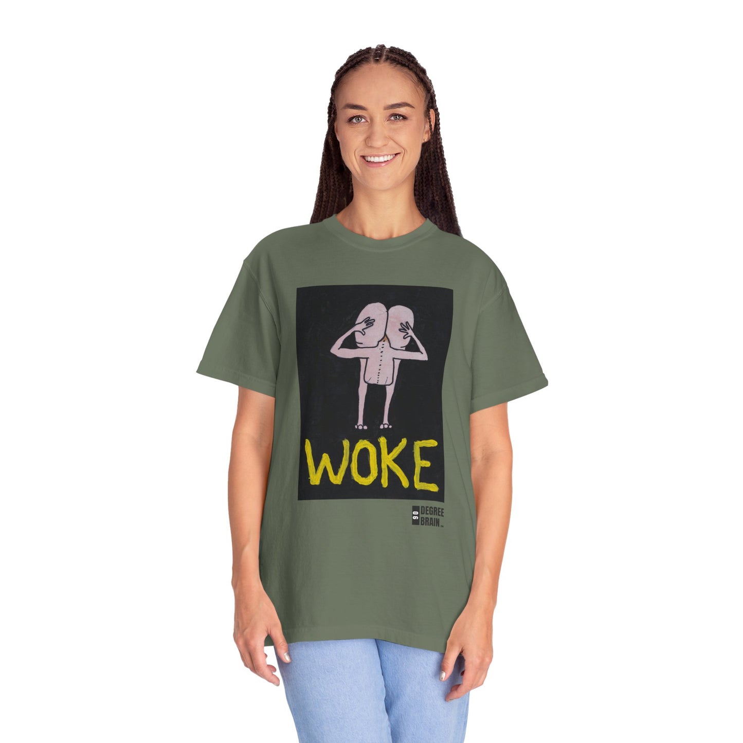"Woke" Unisex Garment Dyed T-Shirt