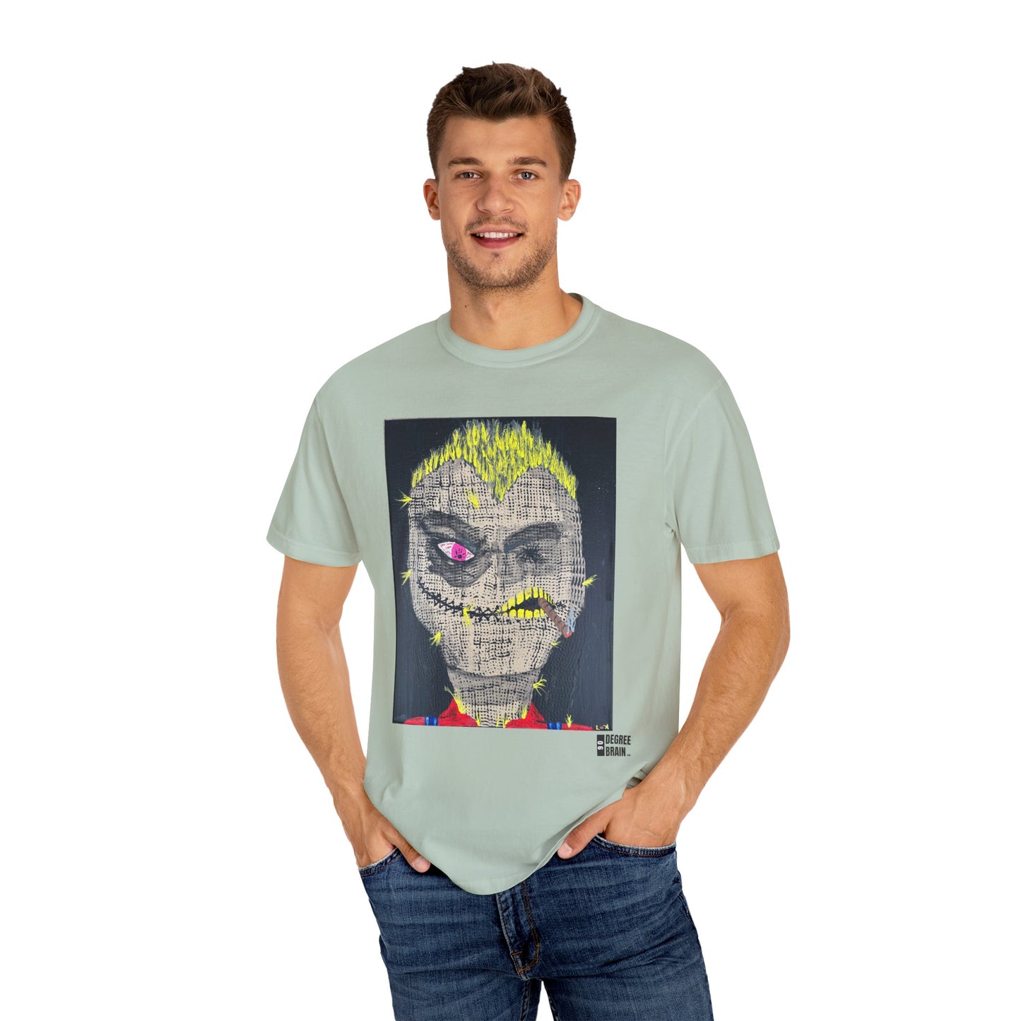 "Scarecrow" Unisex Garment Dyed T-Shirt