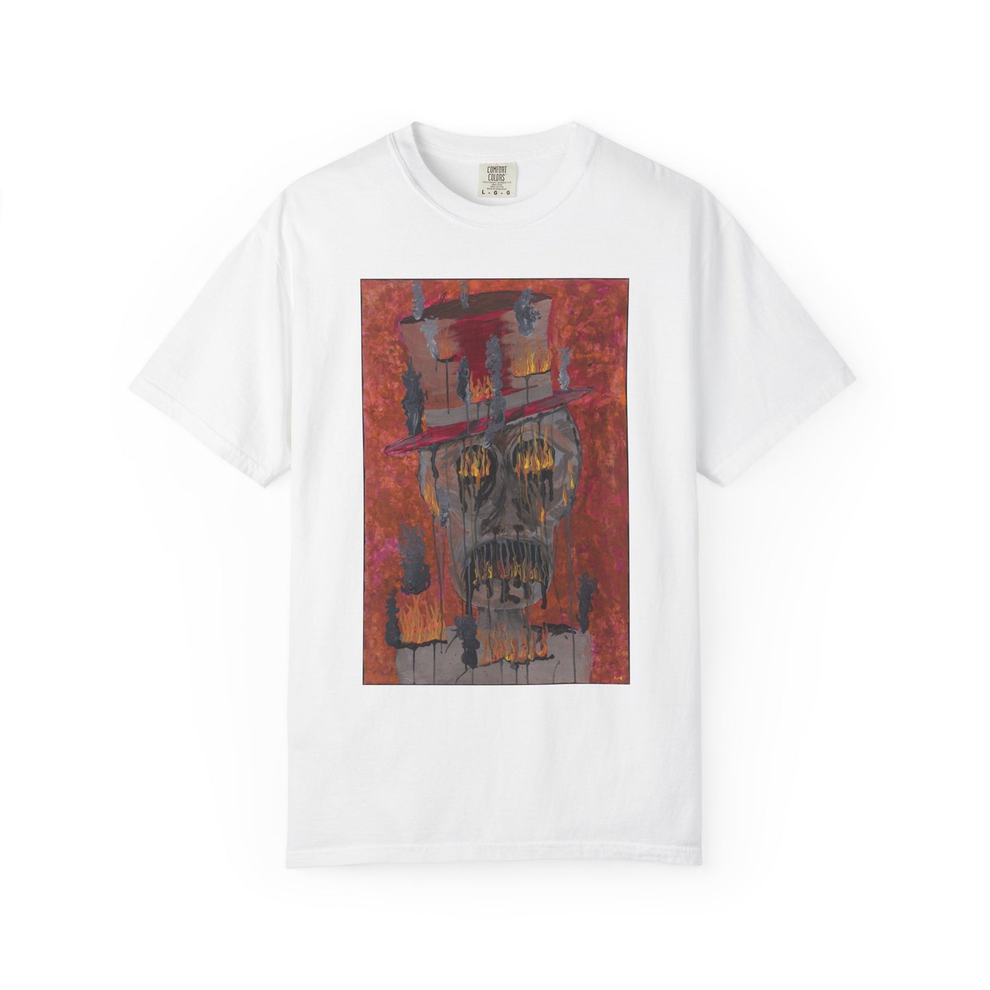 "Melting Guy" Unisex Garment-Dyed Tee Shirt