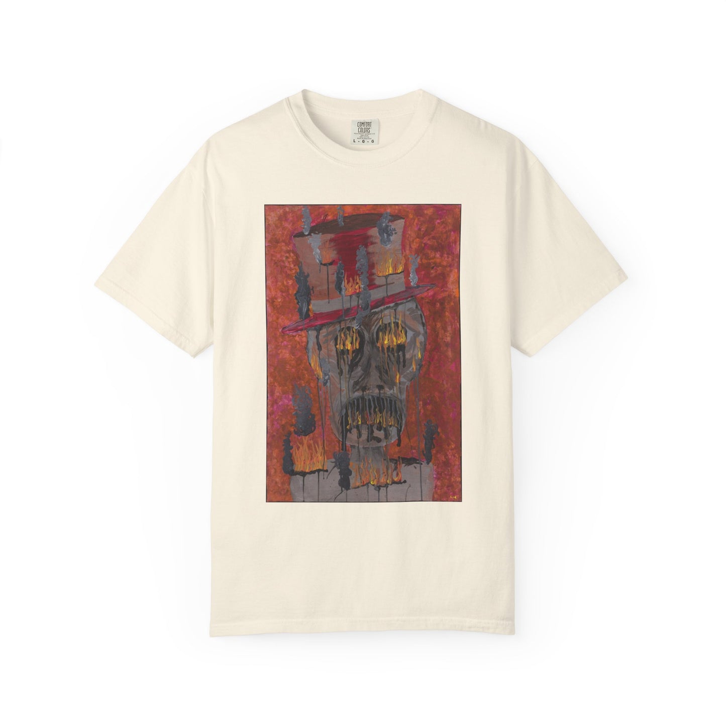 "Melting Guy" Unisex Garment-Dyed Tee Shirt