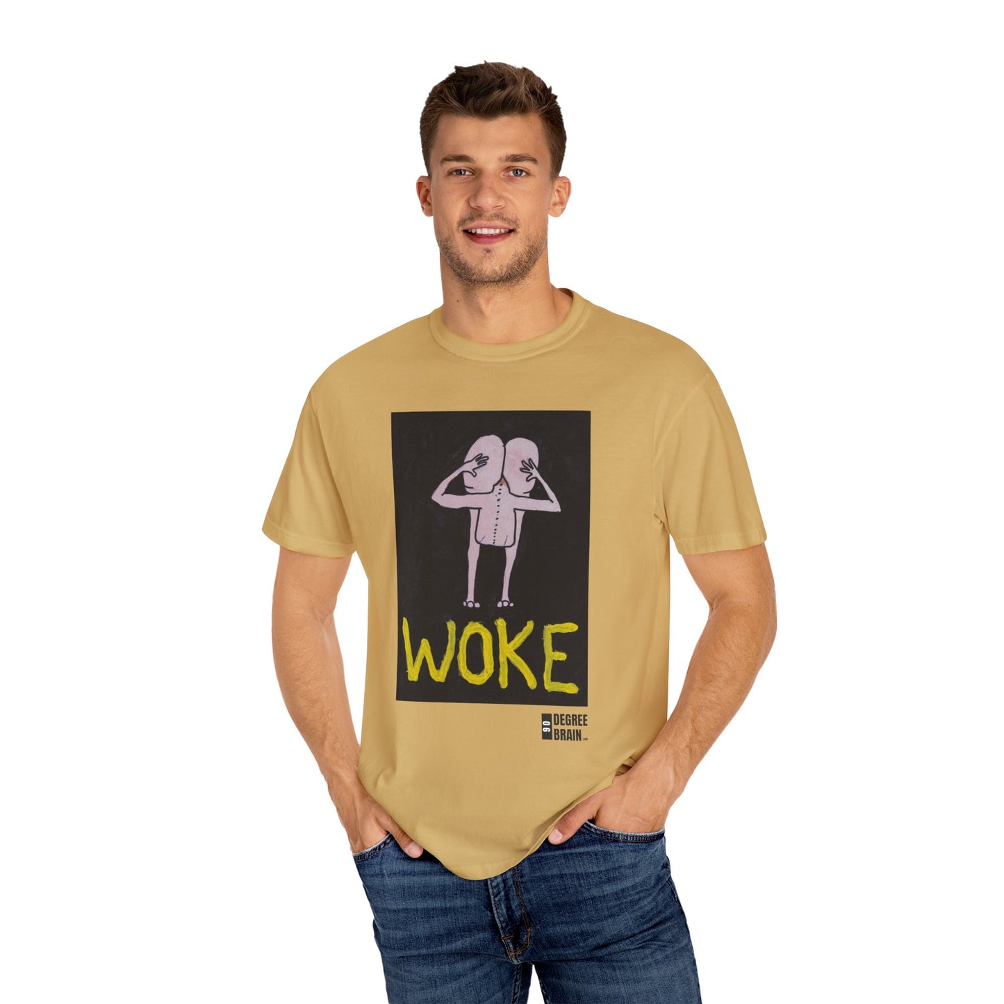 "Woke" Unisex Garment Dyed T-Shirt