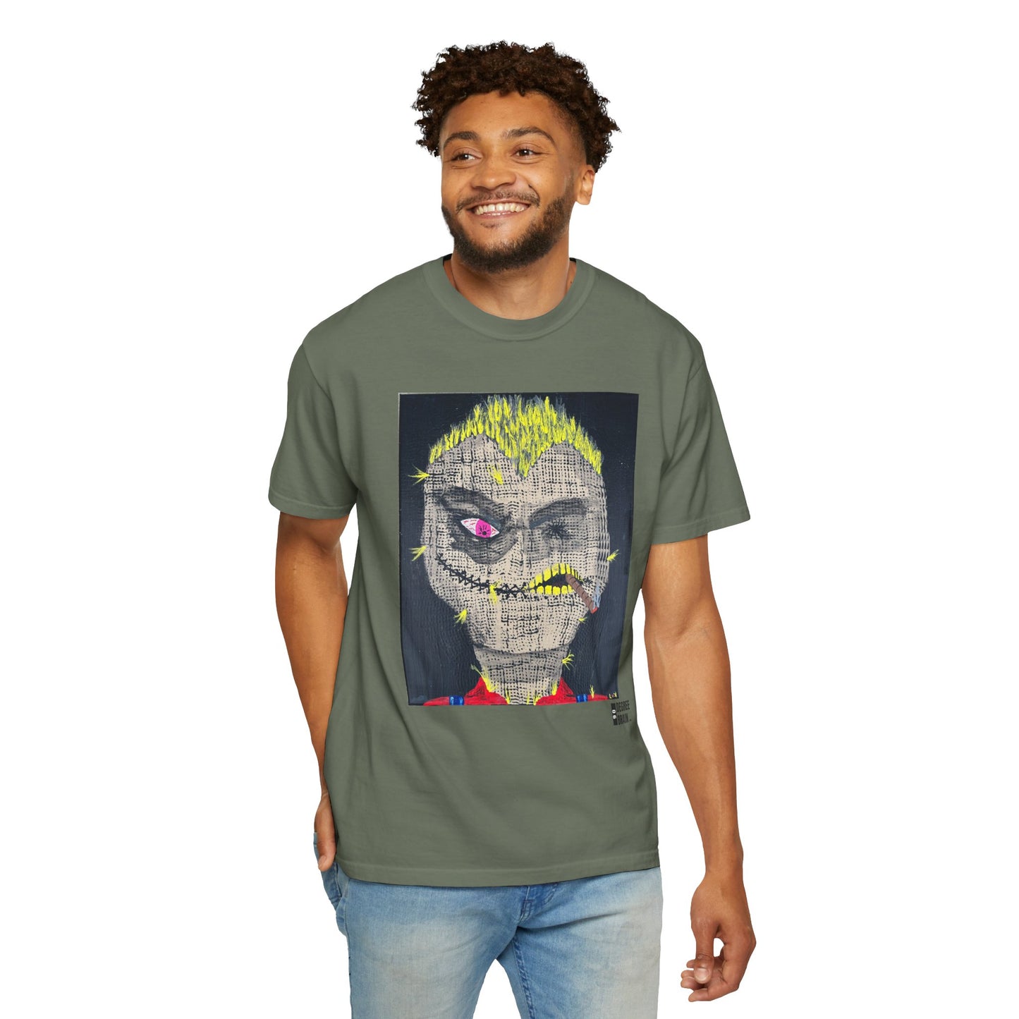 "Scarecrow" Unisex Garment Dyed T-Shirt