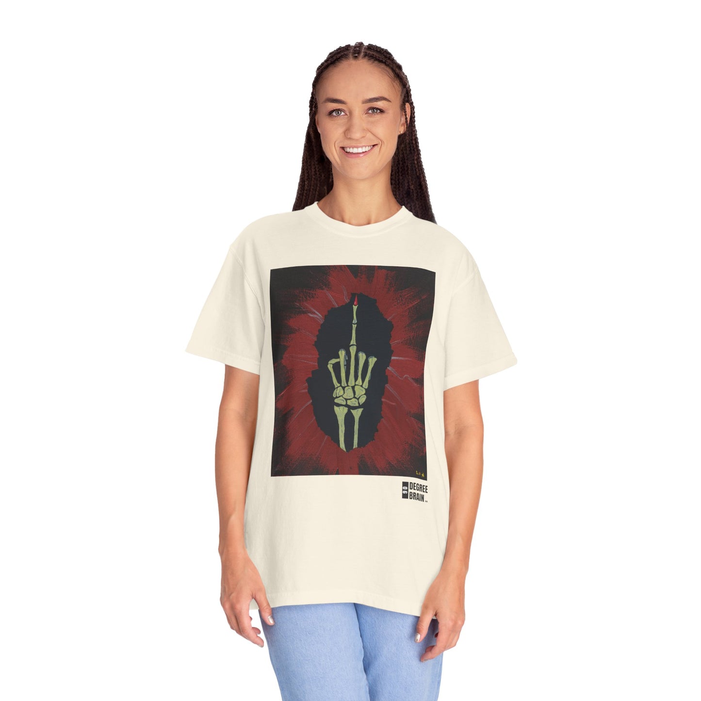 "Red Bird" Unisex Garment Dyed T-Shirt